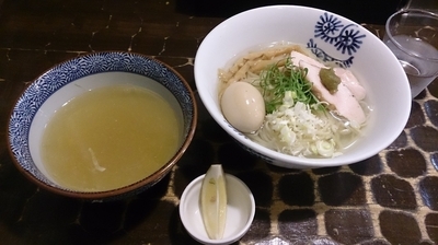 「【限定】淡麗鶏つけそば (青森軍鶏ロック使用)＋味玉」@特級鶏蕎麦 龍介の写真