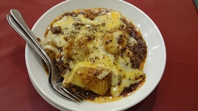 「とろーりチーズの海鮮陳マーボー麺」@景徳鎮酒家の写真