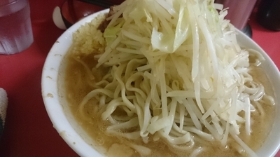 「大ラーメン＋卵」@ラーメン二郎 桜台駅前店の写真