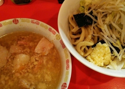 「小つけ麺　ニンニクアブラ　800円」@ラーメン二郎 府中店の写真