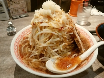 「角ふじラーメン(中盛・250g・野菜マシ)750円」@麺処 湊生の写真