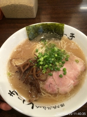 「らーめん￥650替玉×2 クーポン1枚」@博多長浜らーめん いっきの写真