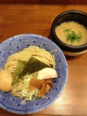 「鶏白湯魚介つけ麺 味玉」@麺や 蒼輝 AOIKAGAYAKIの写真