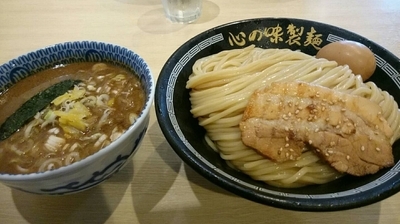 「濃厚魚介味玉つけ麺」@心の味製麺 平井店の写真