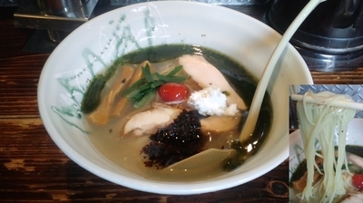 「ひやしらぅめん(しお)900円」@啜磨専科の写真