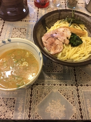 「塩つけ麺 大盛り」@らーめん紬麦の写真