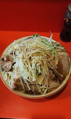 「大豚ダブルラーメン」@ラーメン二郎 仙川店の写真
