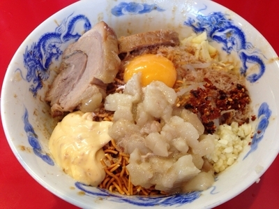 「まぜそば」@ジャンプの写真