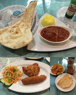 「ディナーセット(マトンローガンジョーズ)」@アムラパーリーの写真