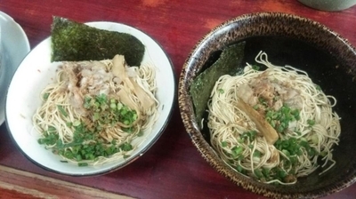 「らーめん  和え玉×2  \1000」@博多長浜らーめん 楓神の写真