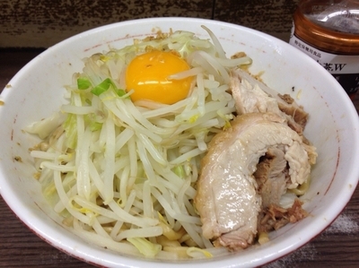 「小汁なし【690+80=770円】」@ラーメン二郎 横浜関内店の写真