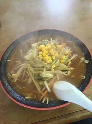 「味噌らーめん520円」@美うら食堂の写真