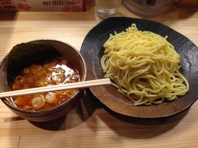 「辛味つけ麺中盛」@つけ麺屋 やすべえ 秋葉原店の写真