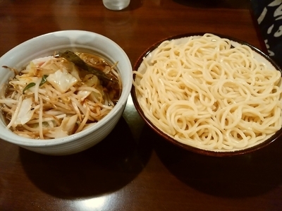 「野菜つけ麺（中盛同料金）950円」@東池袋大勝軒 高崎吉井店の写真