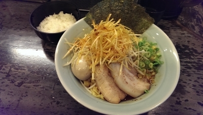 「油そばマックス、特盛、ライス」@はら匠の写真