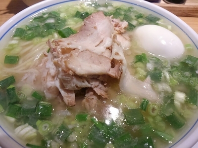 「バラそば　780円＋塩味玉＋塩むすび　50円」@玉 バラそば屋 中野店の写真