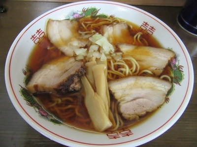 「チャーシューメン（６００円）」@中華そば たてしなの写真