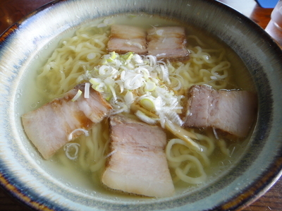 「会津山塩ラーメン」@奥裏磐梯らぁめんやの写真