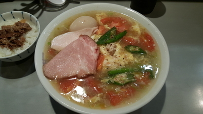 「【限定】トマト湯麺」@中華蕎麦 瑞山（ZUIZAN）の写真