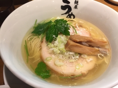 「塩ラーメン 細麺 ¥700」@麺屋 うめはら 伊勢崎店の写真