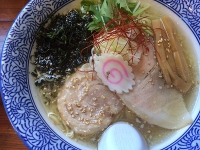 「塩ラーメン　740円(だったと思う…）」@中華そば 仙人掌の写真