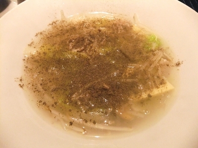 「まぼろしのコショーそば（1026円）」@四川ダイニング 王冠の写真