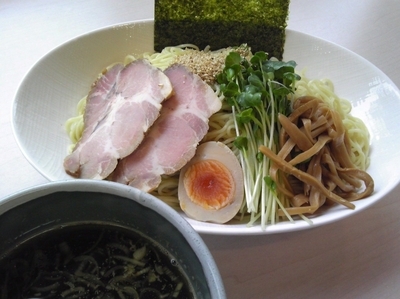 「【限定】にぼし出汁つけそば￥780」@あぢとみ食堂の写真