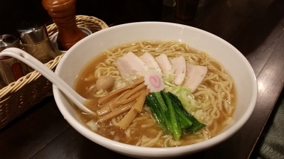 「中華そば 大盛」@銀座 朧月 目黒処の写真