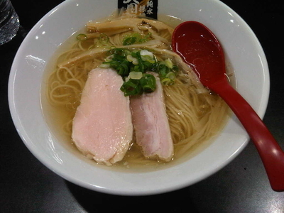「鶏塩麺 大盛 (700円)」@超純水採麺 天国屋の写真