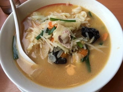 「味噌野菜らーめん（529円）＋その他」@幸楽苑 ひたちなか店の写真