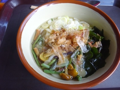 「山菜きのこうどん」@燕山荘の写真