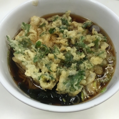 「春菊天（￥370）」@千曲そばの写真