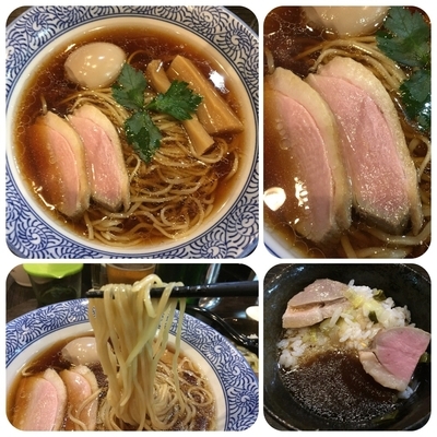 「【nijiの日限定】鴨そば¥950+餡かけ葱飯¥200」@麺処 ほん田 nijiの写真