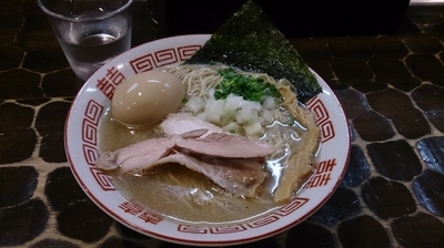 「【限定】淡麗煮干蕎麦＋味玉」@特級鶏蕎麦 龍介の写真