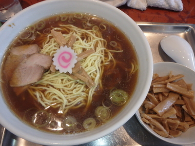 「メンマラーメン(800円)(硬め、濃いめ)」@赤坂味一の写真