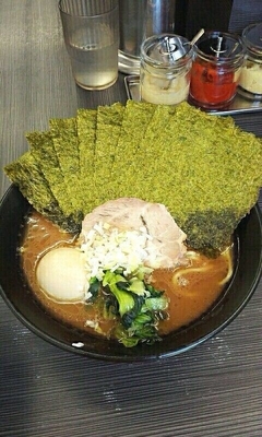 「海苔味玉ラーメン（並）」@桜道家の写真