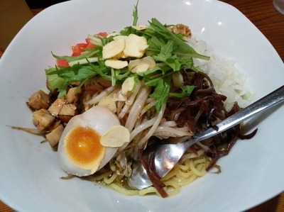 「男の油そば」@麺屋 芽ぶきの写真