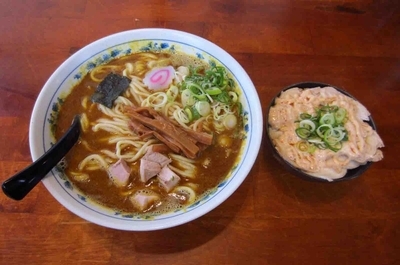 「カレーラーメン＋鳥マヨ丼」@越谷大勝軒 NANAの写真