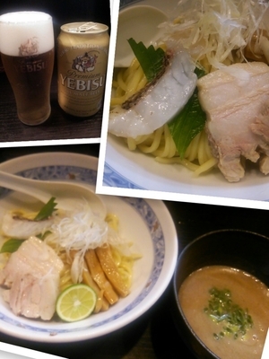 「【月一限定】真鯛のアラ炊き濃厚つけめん980円+ﾋﾞｰﾙ」@麺処 夏海の写真