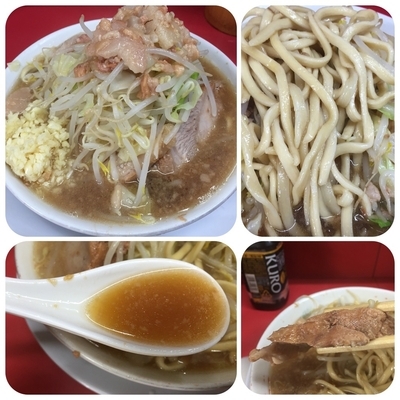 「ラーメン¥650(ニンニクマシマシアブラ)」@ラーメン二郎 大宮店の写真