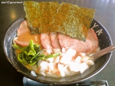 「チャーシューメン+玉ねぎ (930円)」@横浜ラーメン仁家の写真