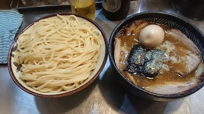 「もりそば+チャーシュー+味玉+瓶ビール」@滝野川大勝軒の写真