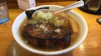 「大ロースチャーシューメン＋煮卵」@上州地鶏ラーメン 翔鶴の写真