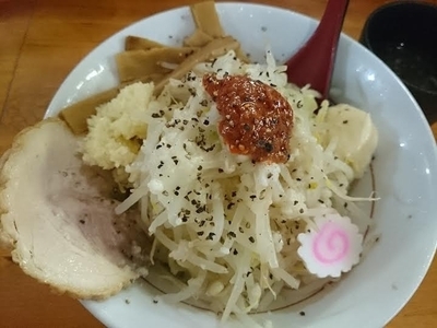 「まぜそば ￥700」@麺屋 狼の写真