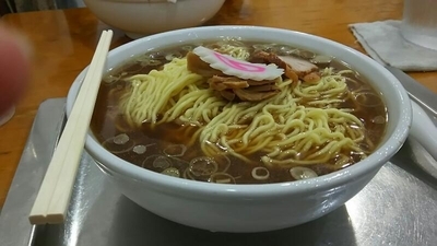 「中華そば大盛り（６００＋１００＝７００円）」@赤坂味一の写真