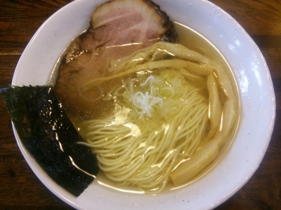 「塩らーめん」@上州地鶏らーめん まるわの写真