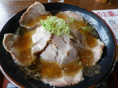 「ネギ正油炭火焼きちゃあしゅう麺」@ちゃあしゅう屋 上三川店の写真