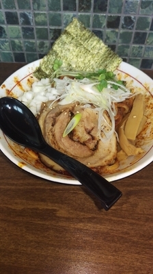 「辛あつもり大」@麺屋みつばの写真