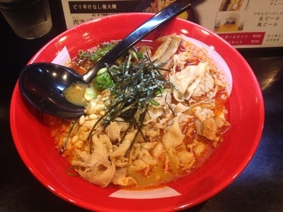 「肉辛そば 5辛」@麺屋BooBooモンスターの写真