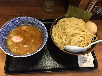 「味玉つけ麺  大盛+200円」@舎鈴 池袋南口店の写真